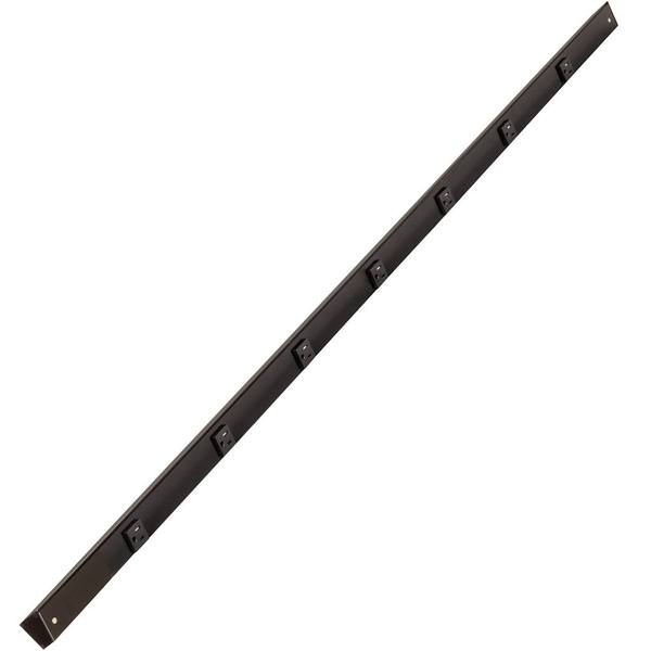60" 15 amp 120 volt Black Under Cabinet Power Strip